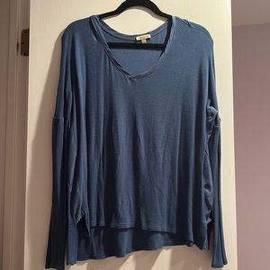 Blue long sleeve shirt